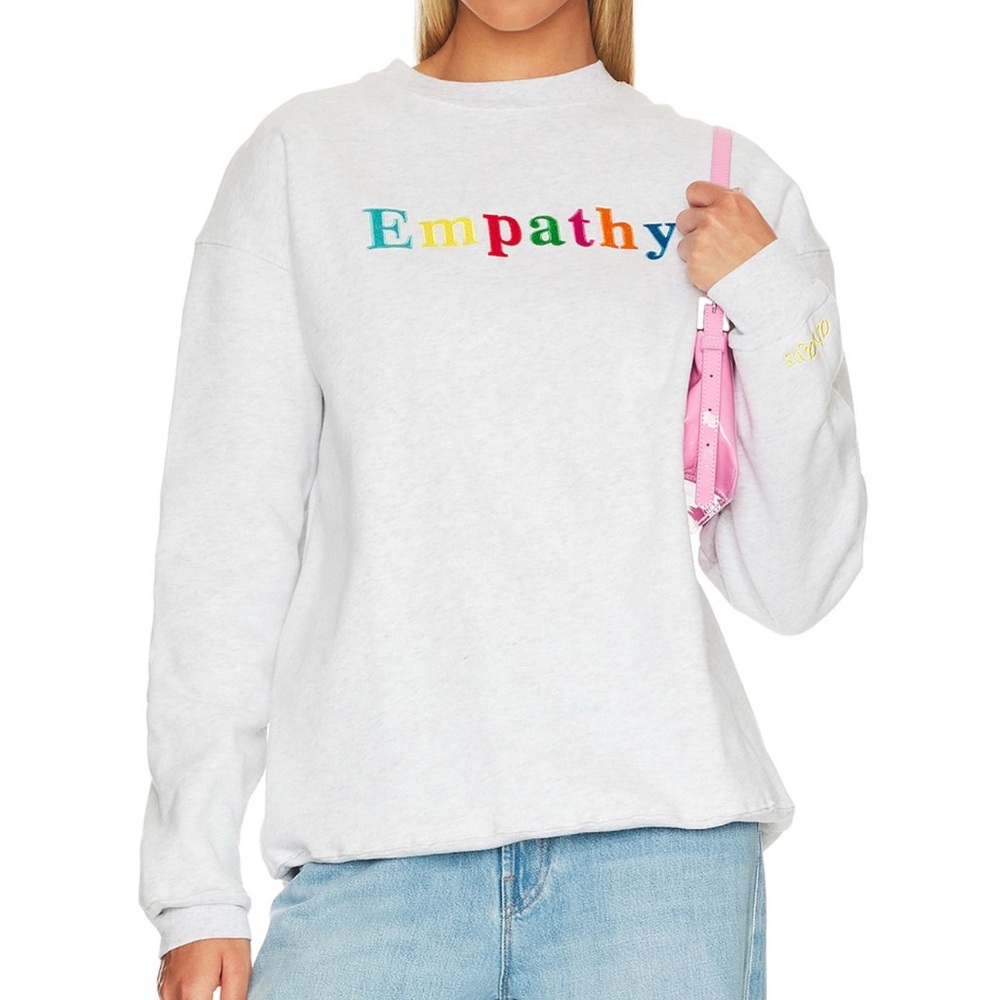 The Mayfair Group - Empathy Always Crewneck in Grey M/L